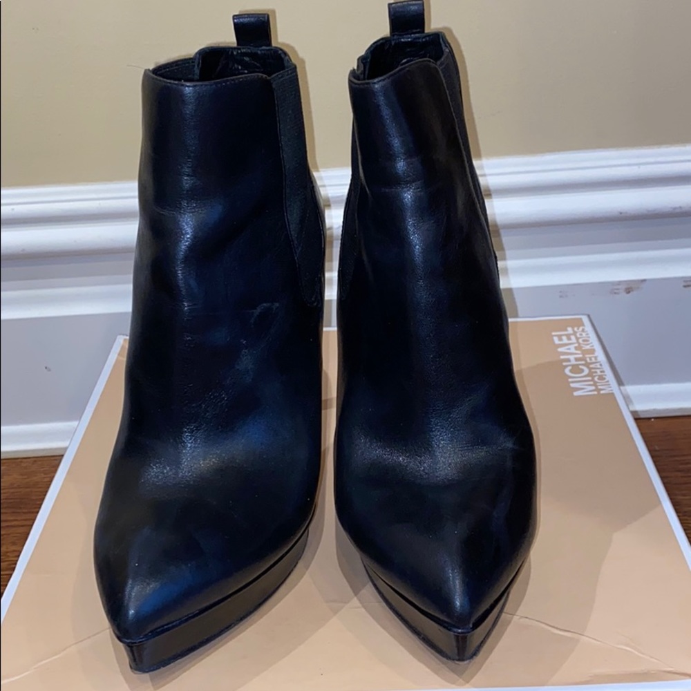 Michael Kors Meadow Bootie Leather
